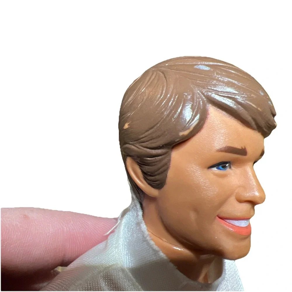 Vintage 1980's Mattel Barbie Ken Doll Hair Blue Eyes‎ w/ Sleeveless Tux Shirt K2